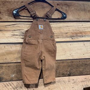 Carhartt Kids Overalls in Classic Brown